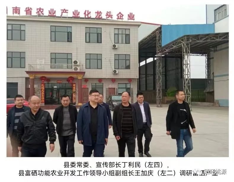 縣委常委、宣傳部長丁利民調(diào)研富硒基地和預制菜產(chǎn)業(yè)